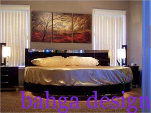 غرفة نوم دائرية متحركة في منتهى الشياكة