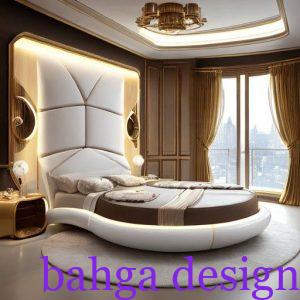 غرفة نوم دائرية مودرن في منتهى الجمال