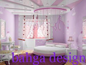 غرفة نوم دائرية مودرن في منتهى الشياكة