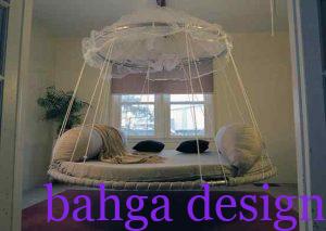 غرفة نوم دائرية يناسب العرسان