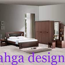 غرفة نوم سادة خشب