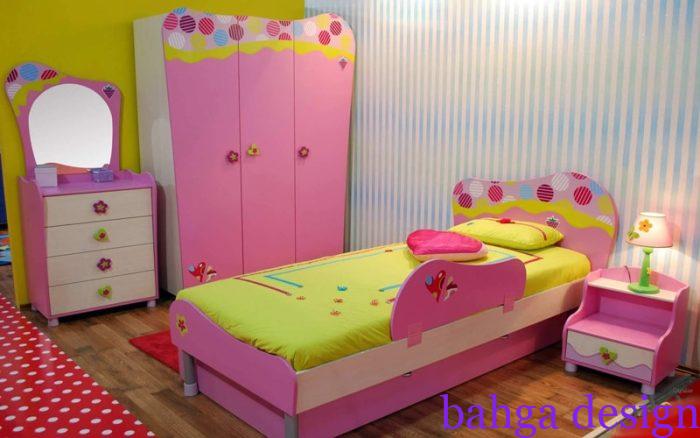 غرفنة نوم اطفال فوشيا مودرن جميلة